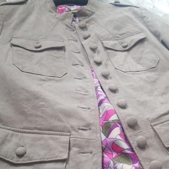 Twiggy London womens leather military jackey - Picture 2 of 8